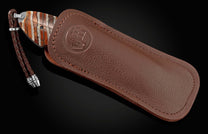 Handcrafted William Henry knife with titanium frame
