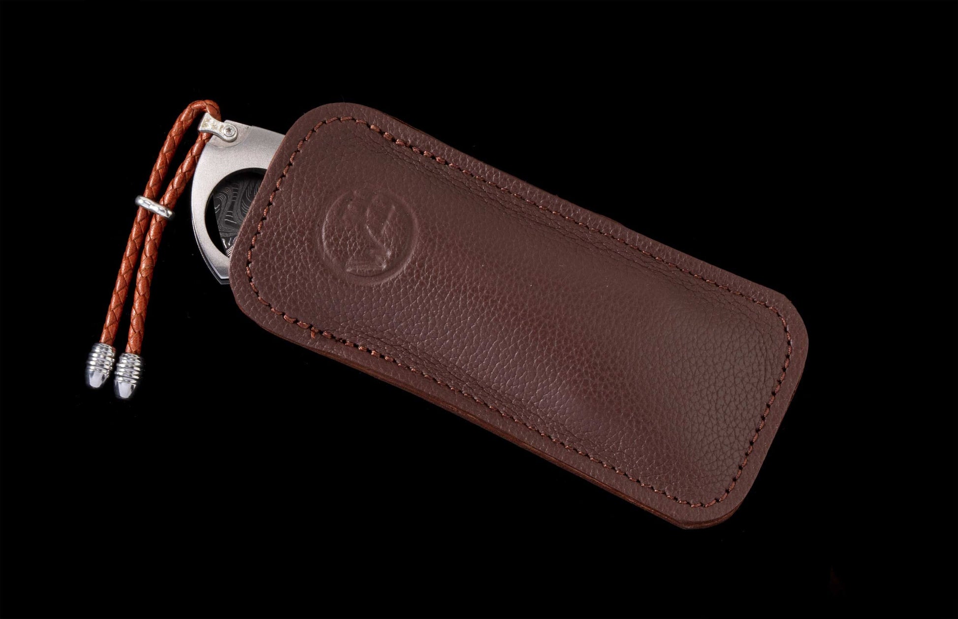 The Havana (CG1 HAVANA) Knife Cigar Cutter leather case